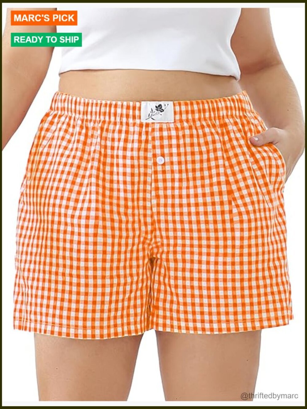Plus Size Cotton Boxer Shorts Women Lounge Sleep Pajama Shorts Y2K Beach